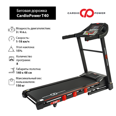 Беговая дорожка CardioPower T40